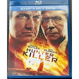Used Hunter Killer 2018 Blu-ray DVD Gerard Butler Gary Oldman Action War TE6